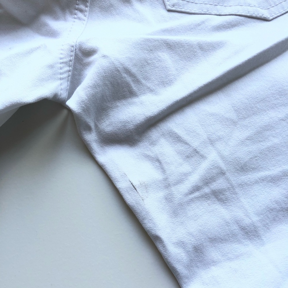 BB Dakota mid-rise white skinny w/ black stripe - Picture 10 of 12